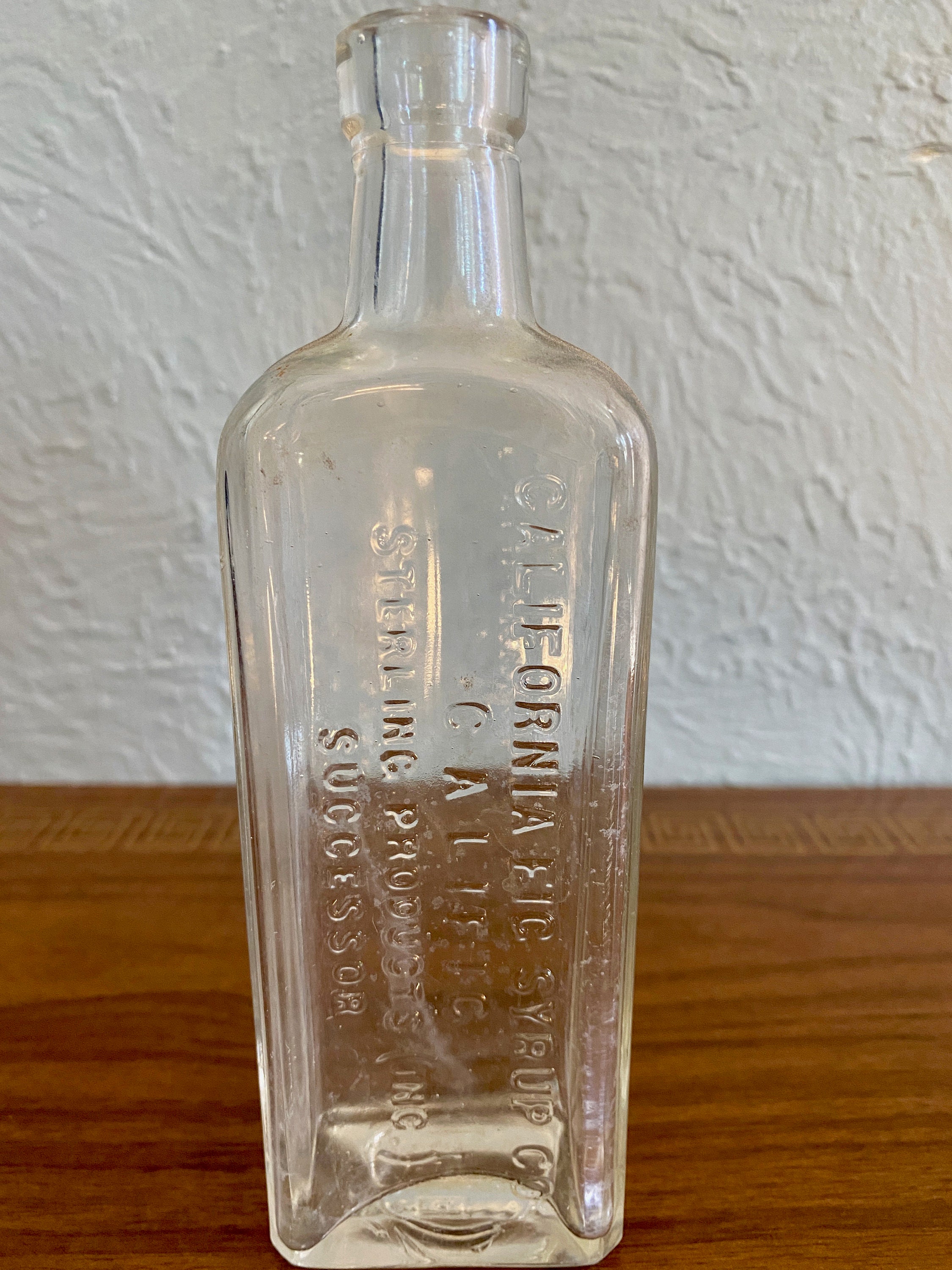 Vintage California FIG Syrup CO Califig Sterling Products INC Successor