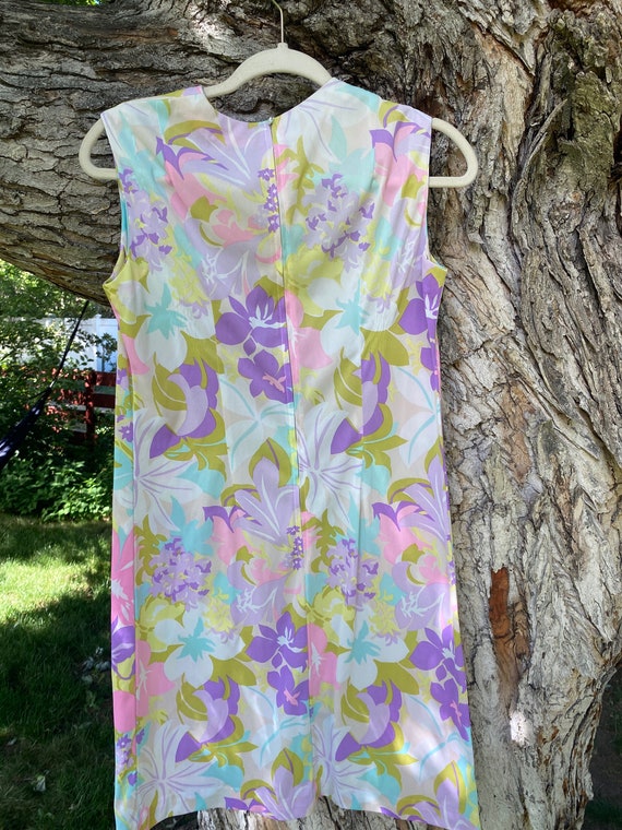 Retro 1970's Dress, Handmade Vintage Floral Dress… - image 7