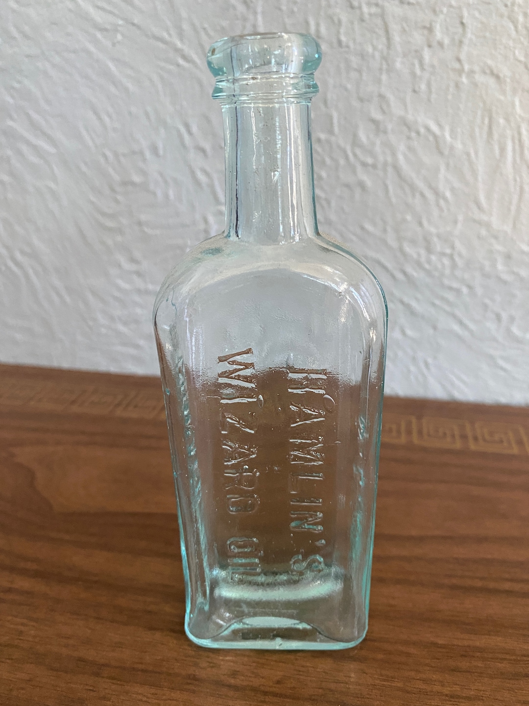 Vintage Hamlin's Wizard Oil Bottle, Antique Medicine Bottle Chicago ...