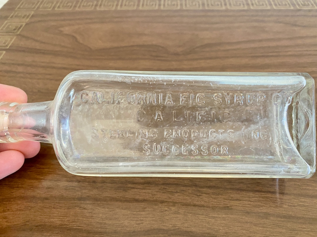 Vintage California FIG Syrup CO Califig Sterling Products INC Successor