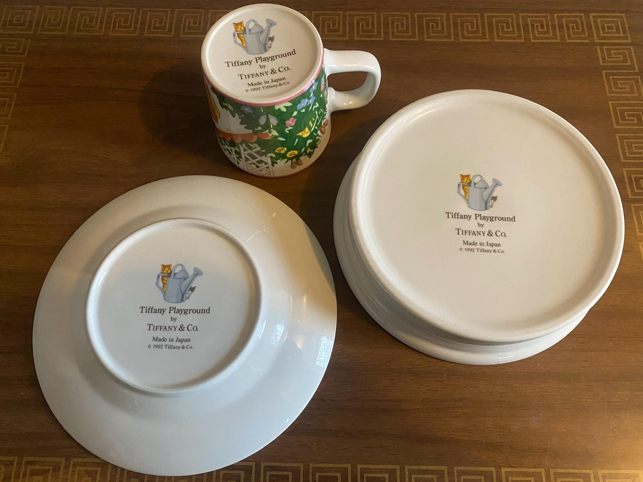 Tiffany & Company Playground Three Piece Children's Set, 1992