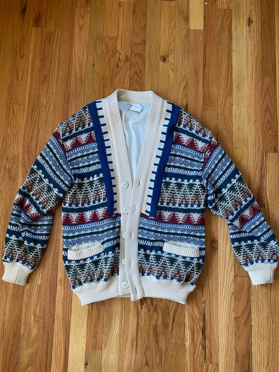 1970's Vintage Tundra Button Down Sweater, Vintag… - image 5