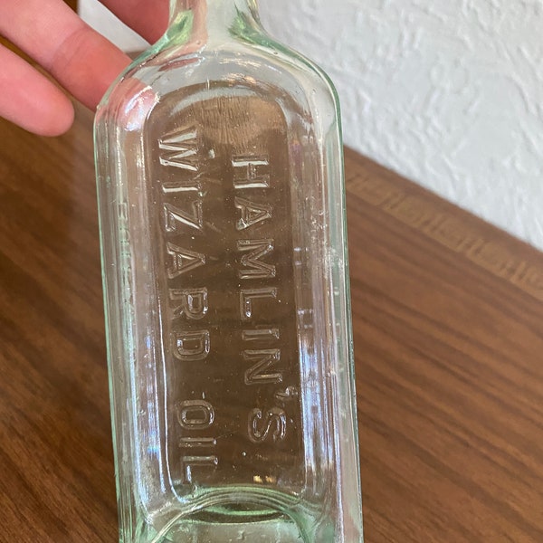 Antique Glass Oil Bottle Etsy