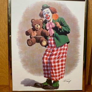 Vintage Arthur Sarnoff with Teddy Bear Print