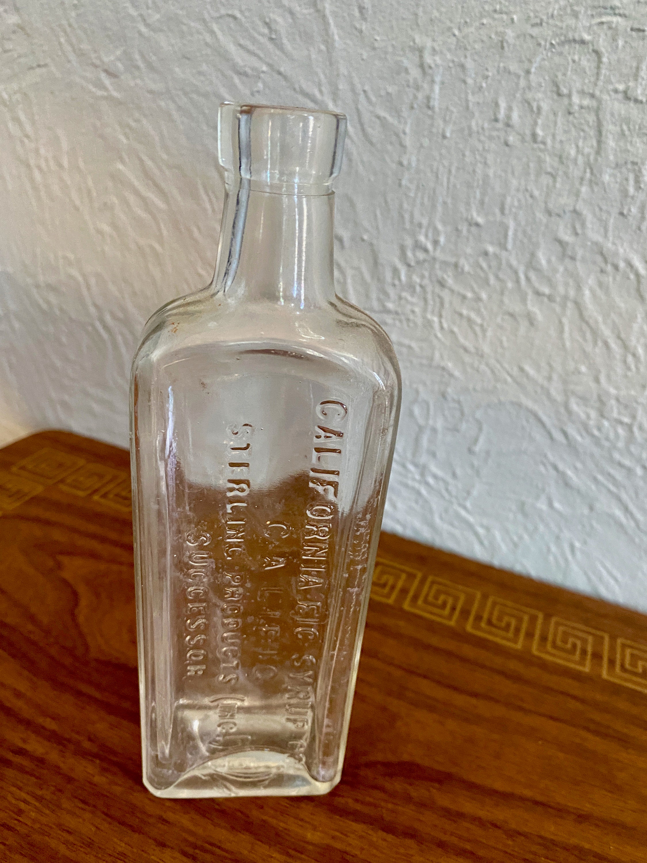 Vintage California FIG Syrup CO Califig Sterling Products INC Successor