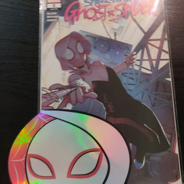 Spider-Gwen/Ghost-Spider Peeker (Holo Vinyl/WaterProof)