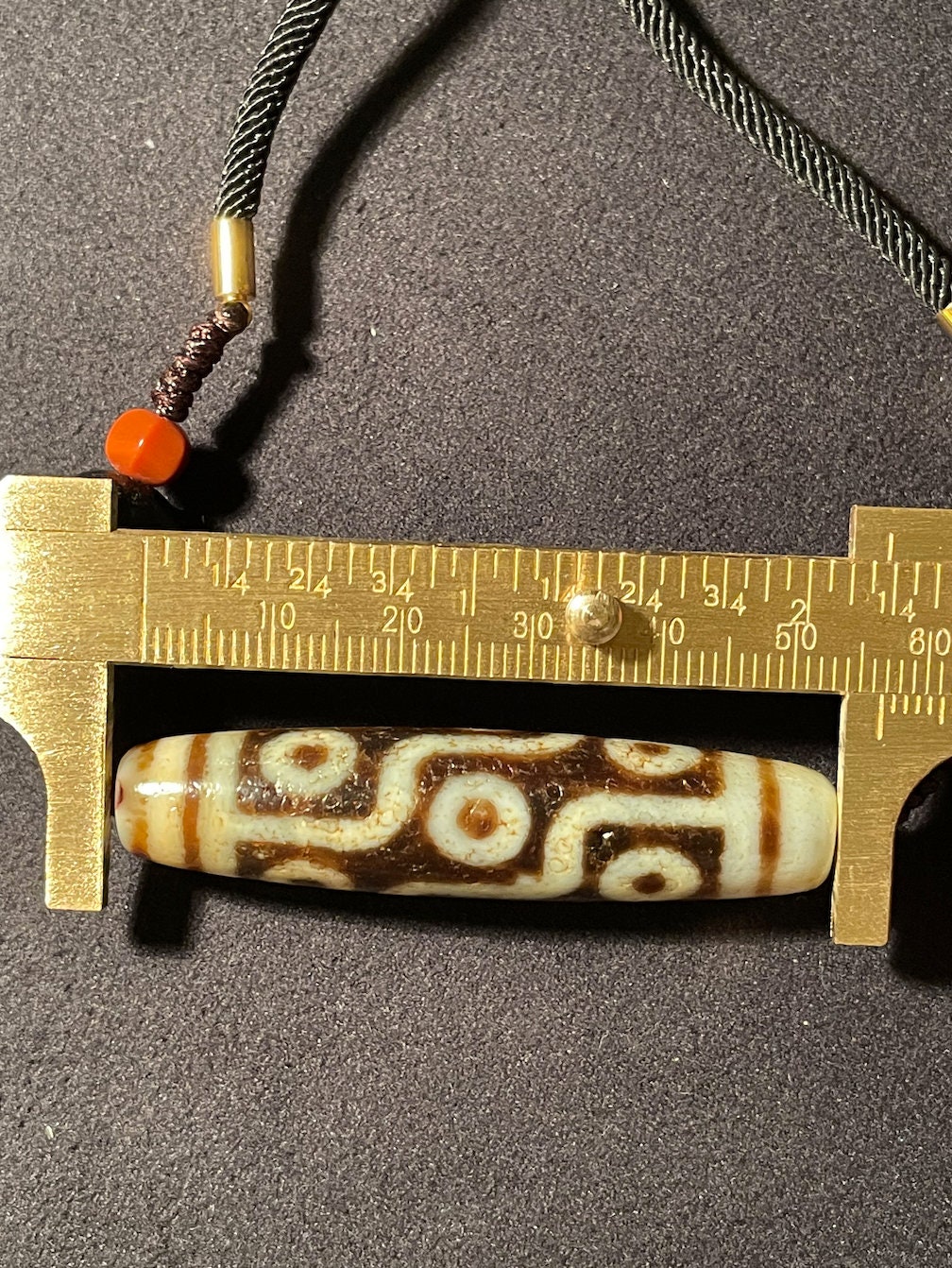 Tibetan Nine-eyed Dzi Bead 九眼天珠 - Etsy