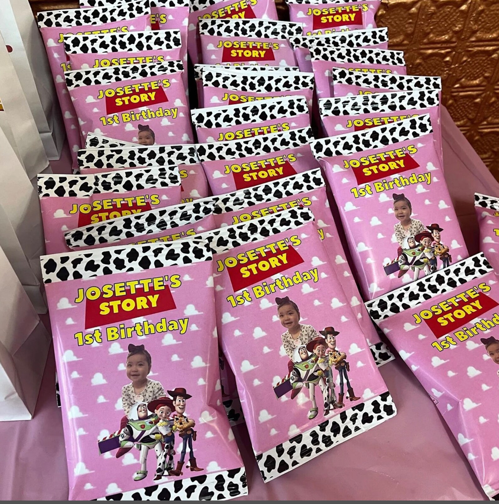Toy Story Personalized Chip Bags, Toy Story Party Favor, Toy Story