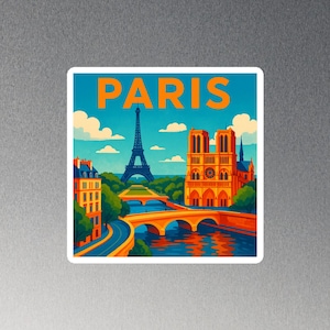 Eiffel Tower Magnet: Paris Souvenir, French Travel Keepsake