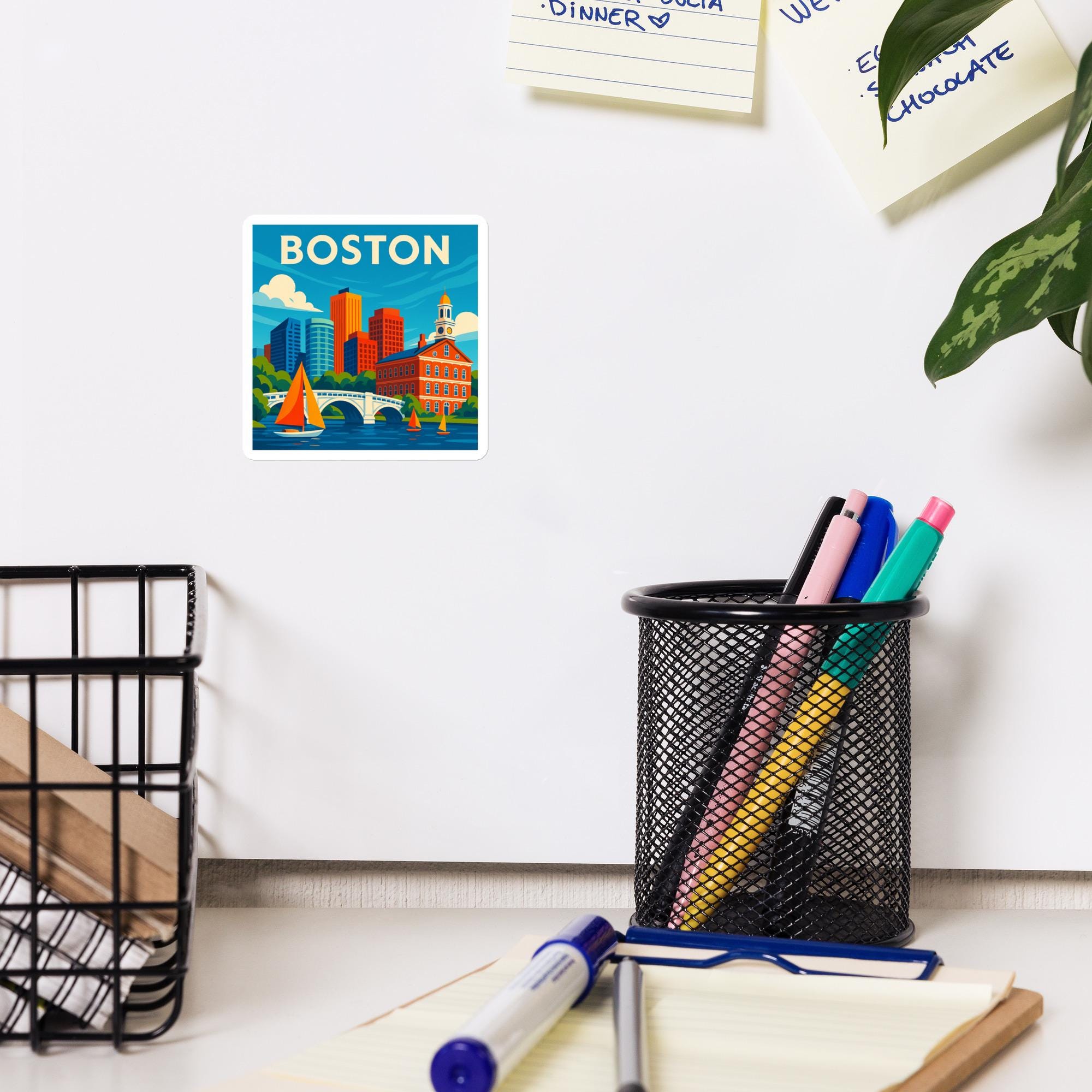 Boston Magnet, Boston Souvenir, Massachusetts Gift - Etsy