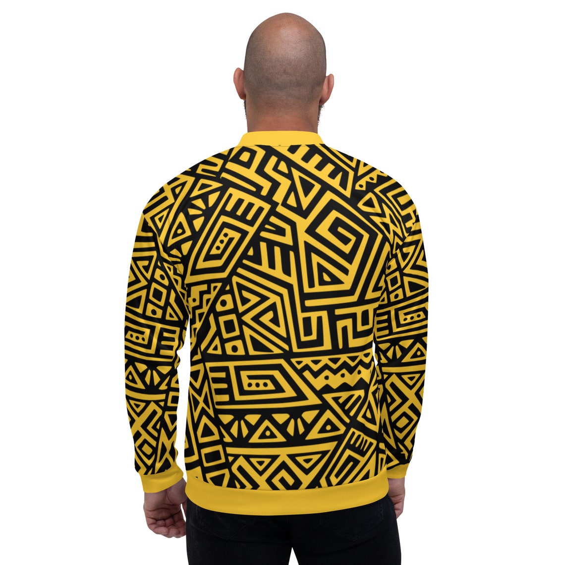 Ethel African print Bomber Jacket - Burgundy