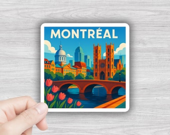 Montreal Travel Magnet, Canada Souvenir