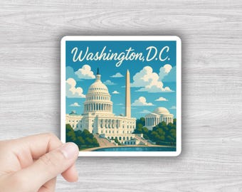 ワシントンD.C.マグネット – アメリカ合衆国議会議事堂と記念碑 旅行のお土産