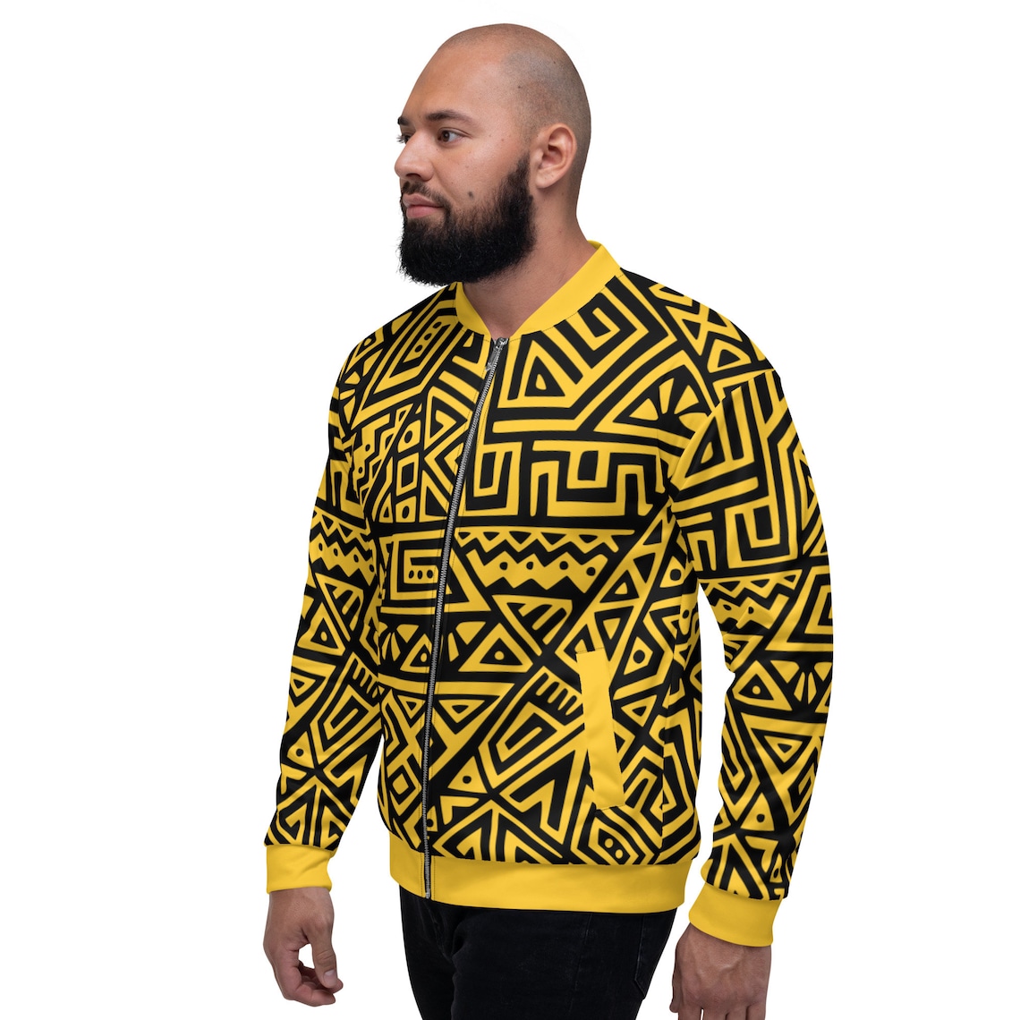 Hawa African print bomber jacket
