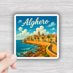Alghero Italy Magnet, Sardinia Travel Souvenir, Sardegna Gift