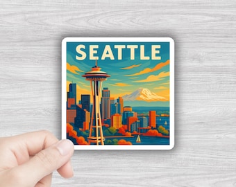 Seattle Magnet, Seattle Washington Souvenir, Space Needle