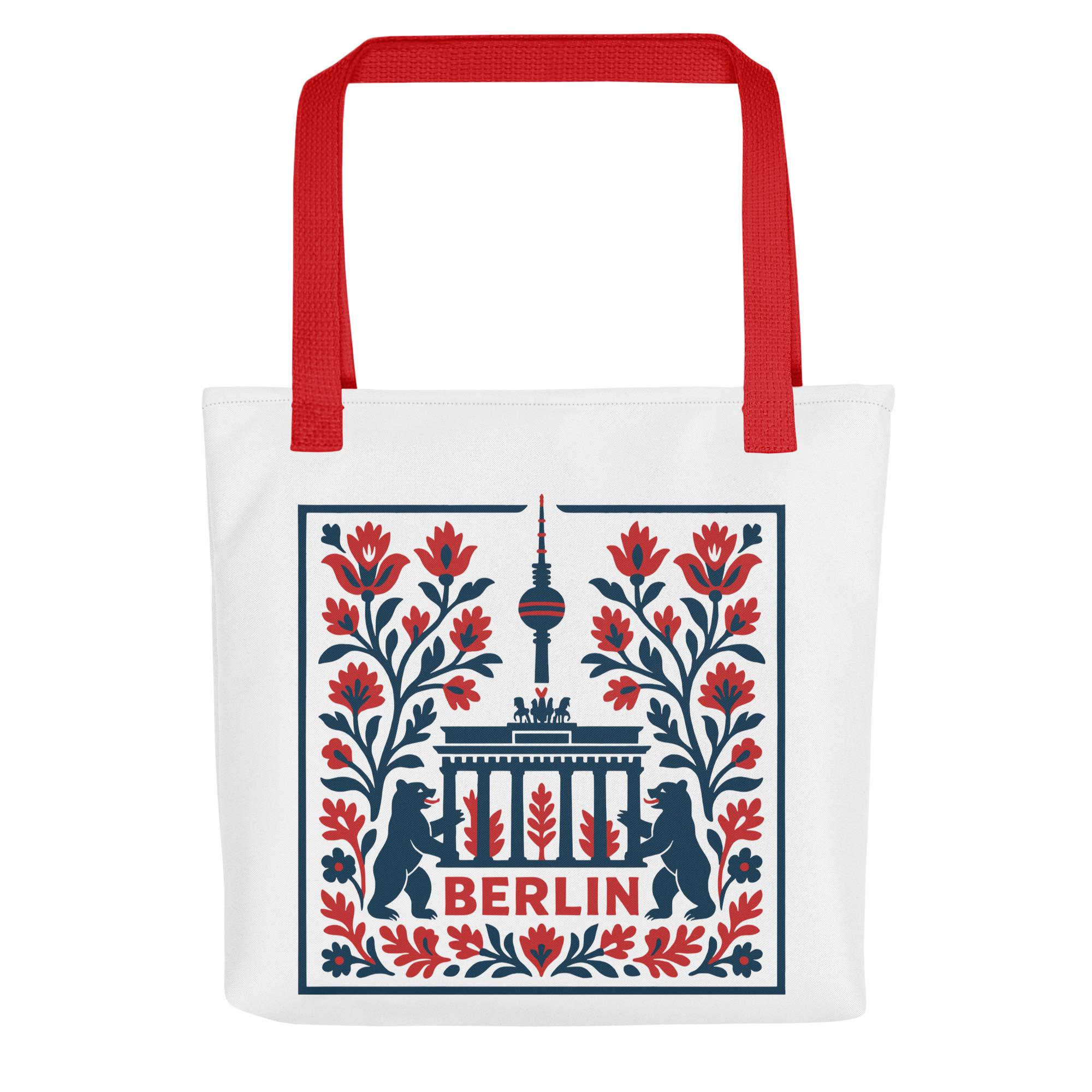 Berlin Tasche, Berlin Tasche, Berlin Tasche, Berlin Souvenir, Deutschland Geschenk, Volkskunst Tasche, Reisetasche, Berlin Stadtkunst, Deutschland Kunst, Berlin Souvenir
