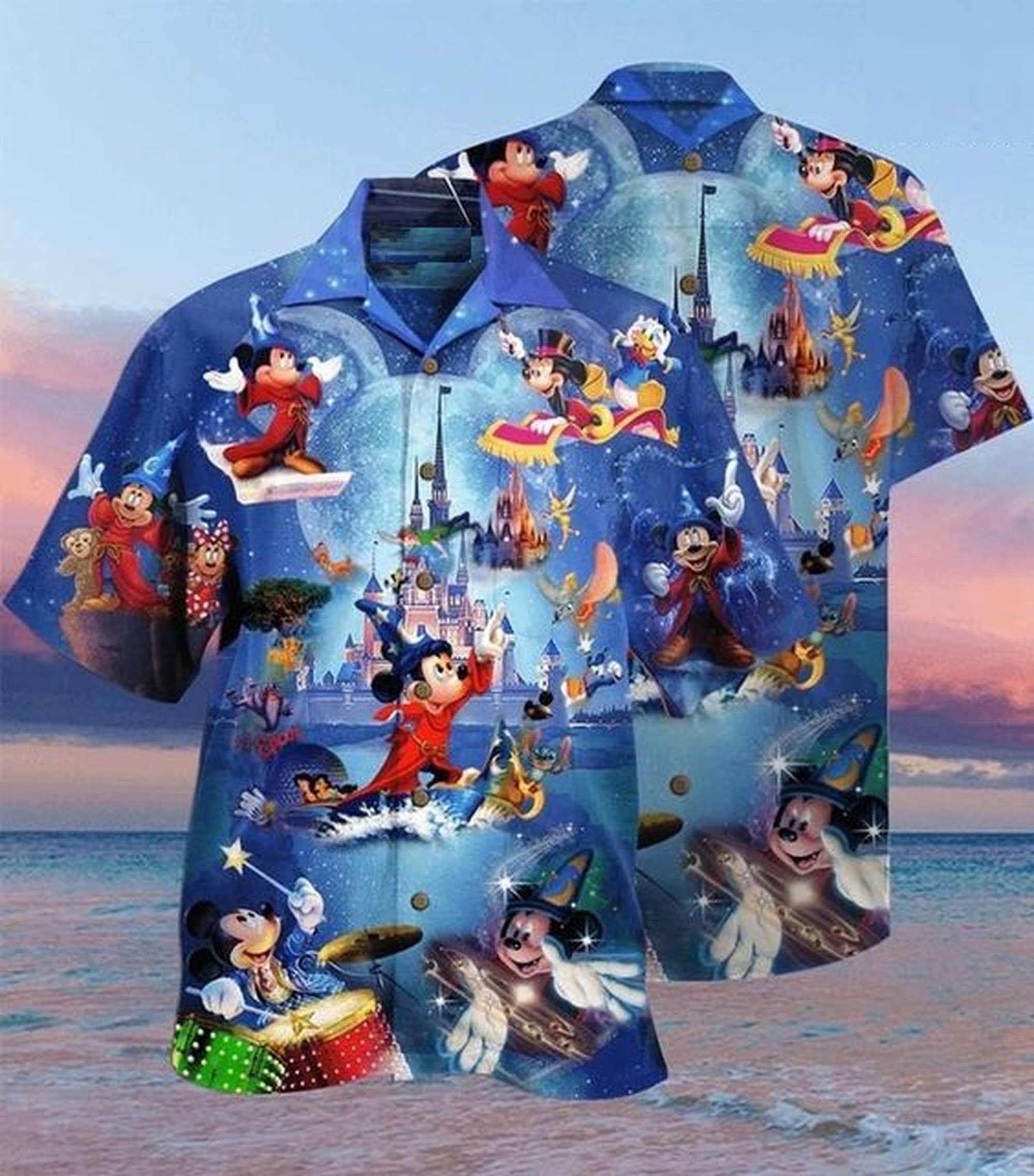 Disney wundervolle Welten Mickey Magic Hawaiian Shirt Disney wundervolle Welten Mickey Magic Hawaiian Shirt