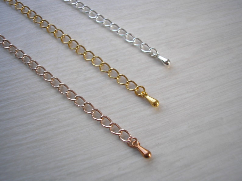Simple Extension Chain to Extend a Necklace Bracelet or Anklet, Jewelry