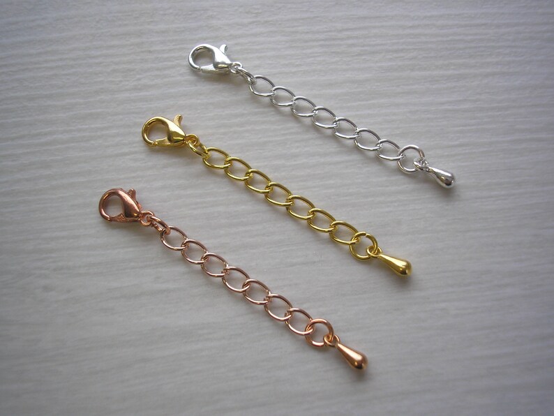 Simple Extension Chain to Extend a Necklace Bracelet or Anklet, Jewelry