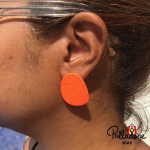 Colorful Geometric Earrings,Statement earrings for women,Petal Earrings,Retro Earrings 80s,Neon Jewelry, earrings for women, made in Korea