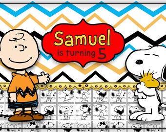 Charlie Brown Banner | Etsy