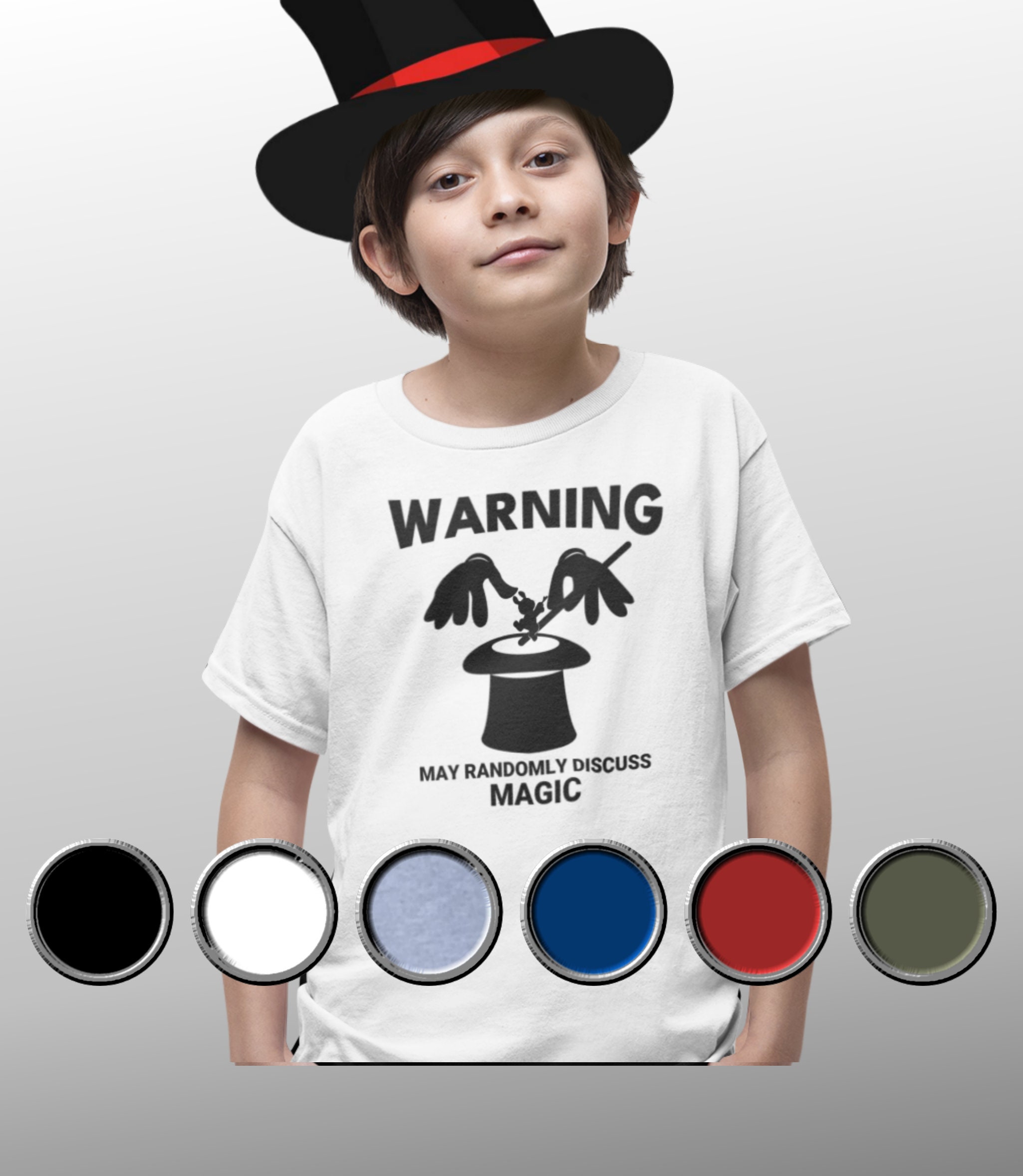 Warning May Randomly Magic Fan Tshirt Funny Warning May Randomly Discuss Magic Funny T Shirt ...