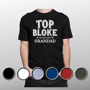 T-shirt opa - Topstatus: opa T-shirt, coole opa cadeau T-shirt, T-shirt, t-shirt voor grootvader, grappig uniek cadeau opa
