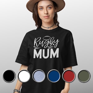 Rugby Mum T-Shirt - Lustiges Rugby-Fan-T-Shirt für begeisterte Rugby-Enthusiasten.
