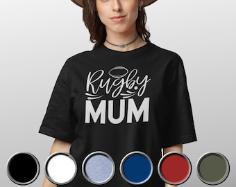 Rugby Mum T-Shirt - Lustiges Rugby-Fan-T-Shirt für begeisterte Rugby-Enthusiasten.