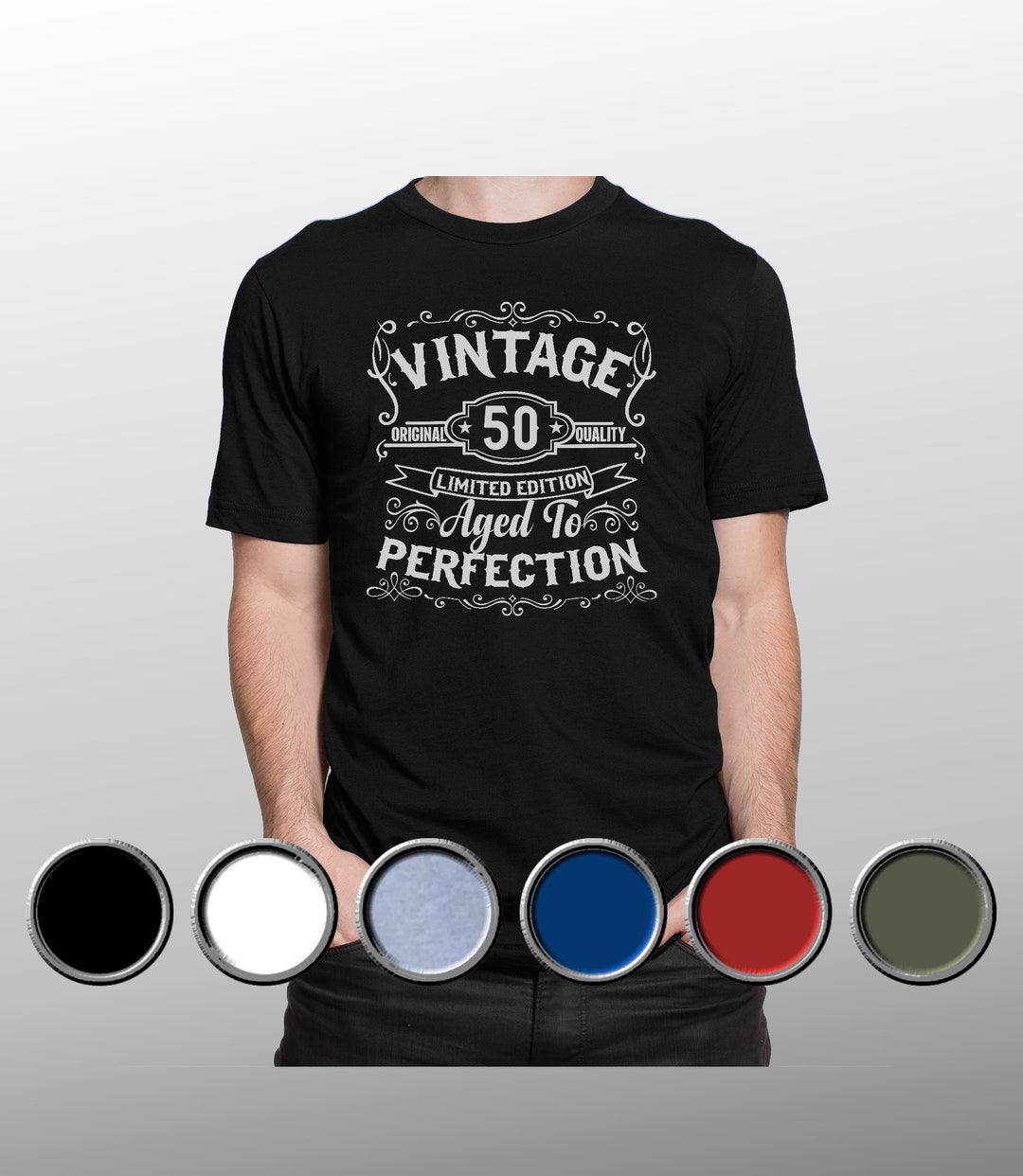 JAHRGANG 1975 T-SHIRT - 50.Geburtstag - 50 Jahre Coole Sprüche Motive