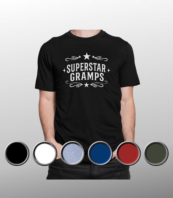 Gramps T Shirt Superstar Gramps Funny Grandpa T-shirt Great Gift