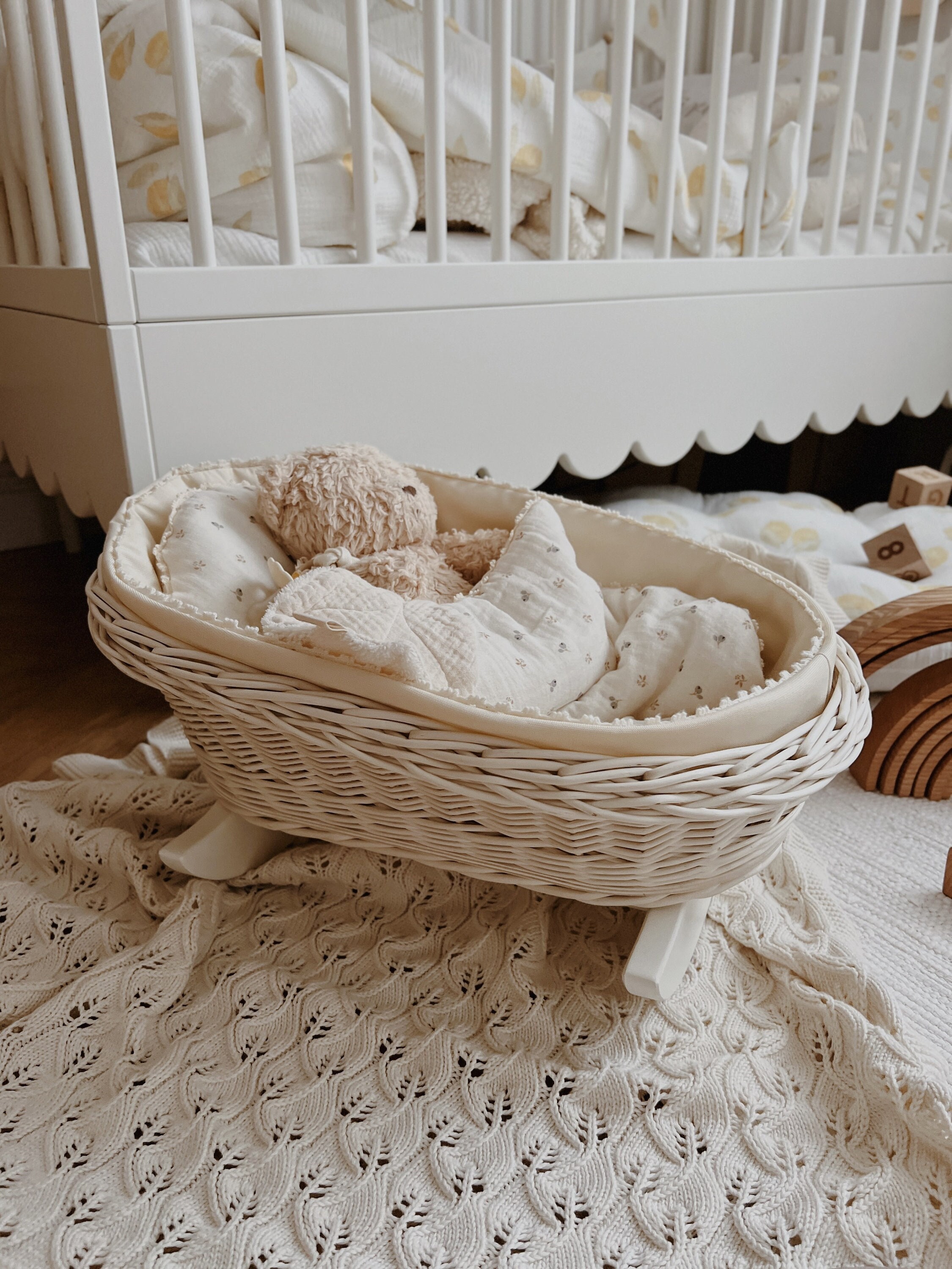 Rattan doll bed - Etsy 日本