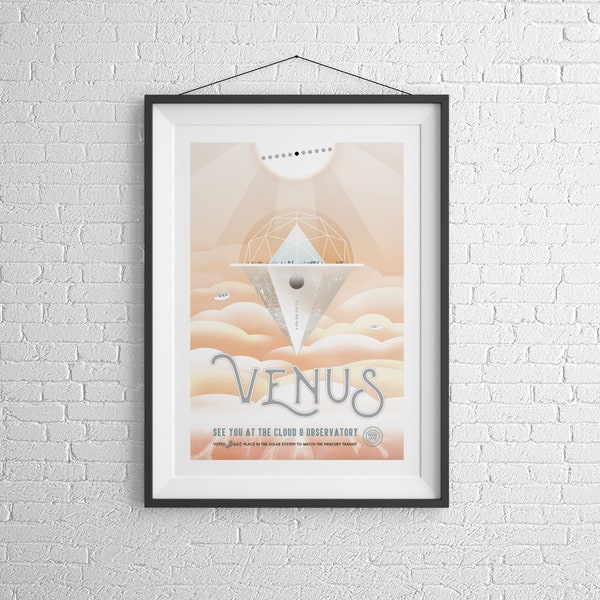 Poster, Venus, NASA Wandkunst, Kunstdruck