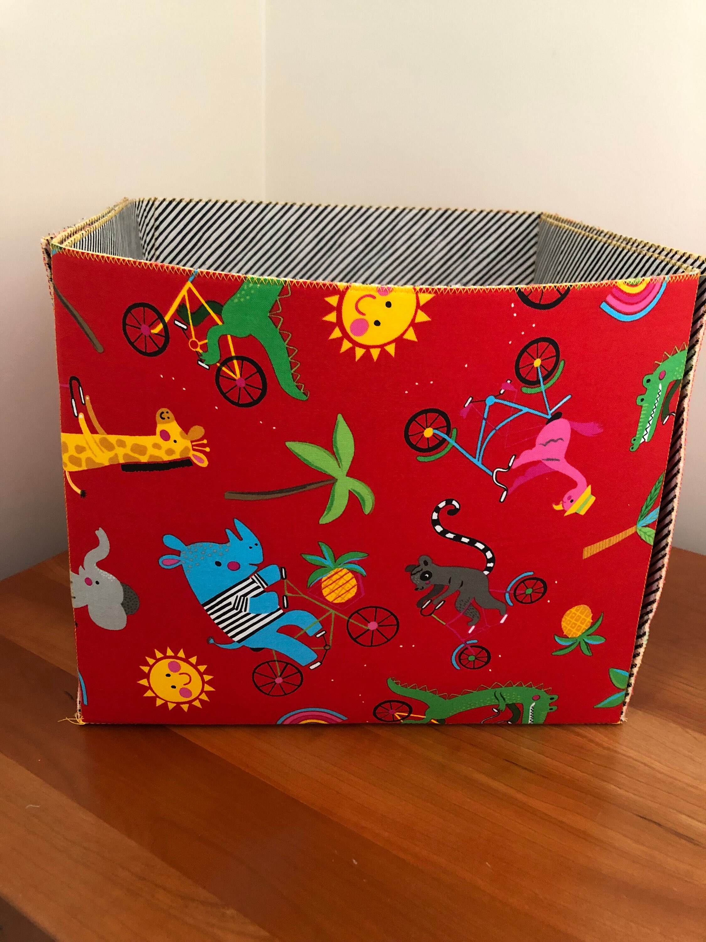 Toy Bins Fabric Toy Boxes Large Fabric Storage Basket Great Etsy