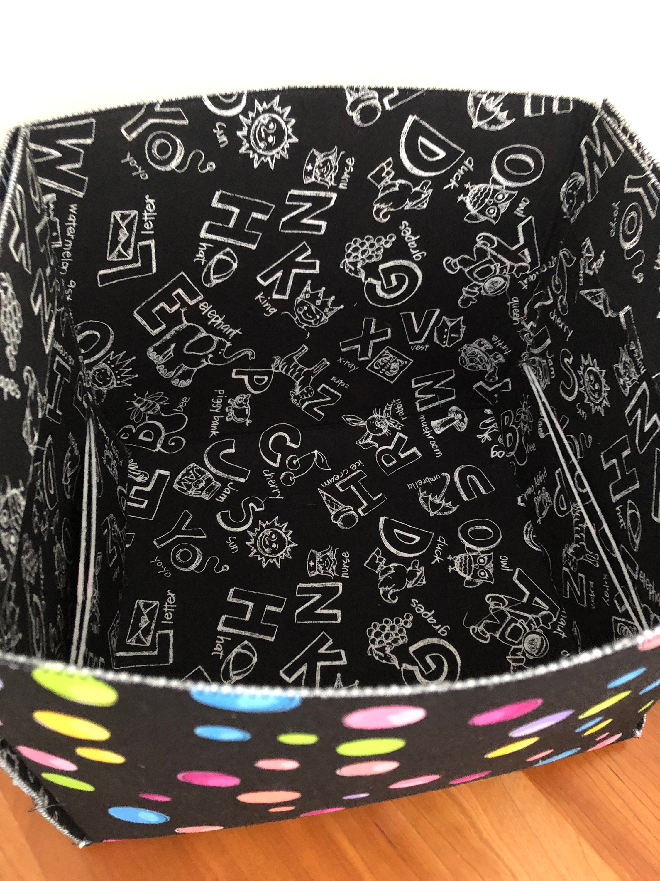 Toy Bins Fabric Toy Boxes Large Fabric Storage Basket Great Etsy