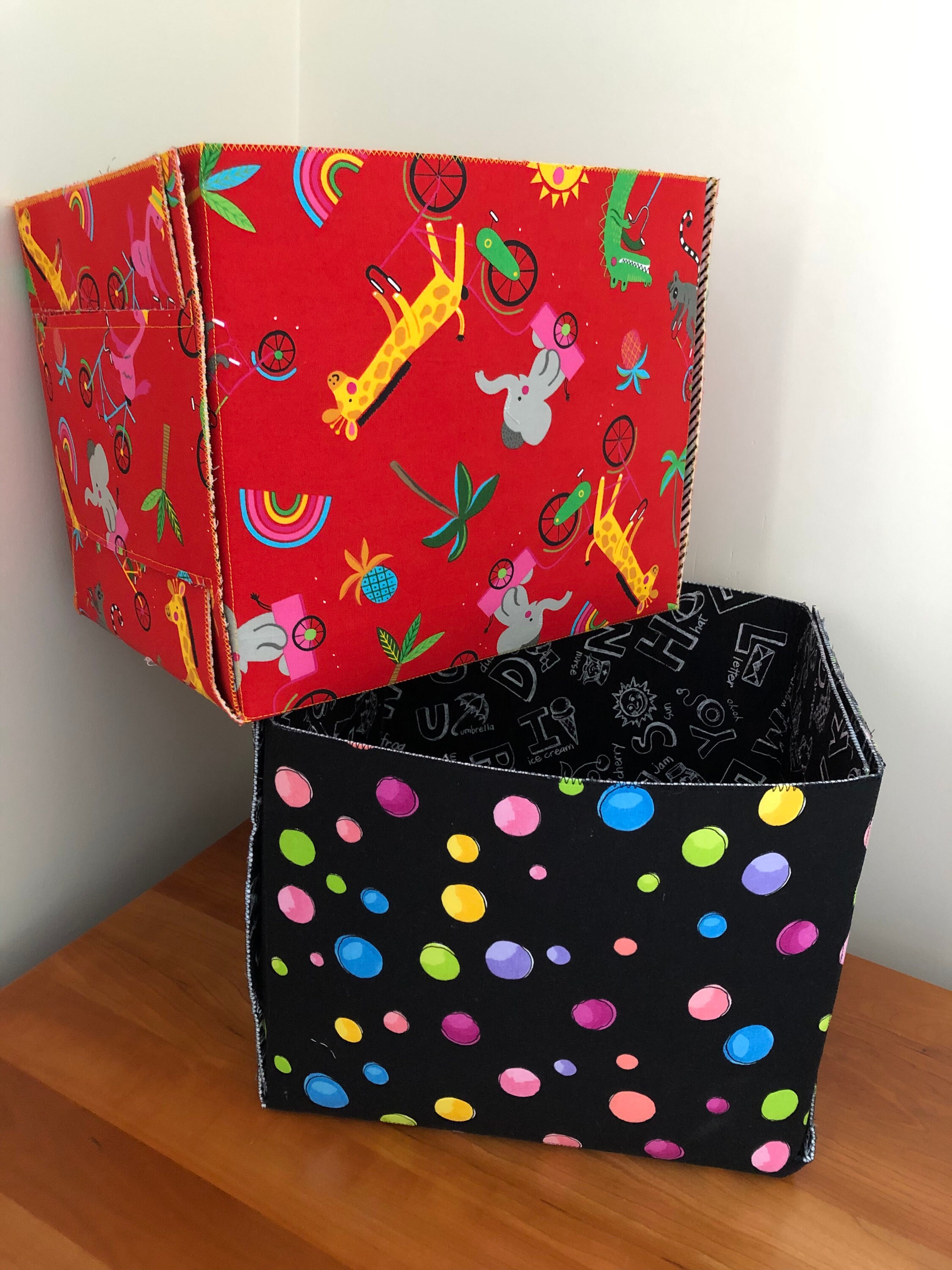 Toy Bins Fabric Toy Boxes Large Fabric Storage Basket Great Etsy