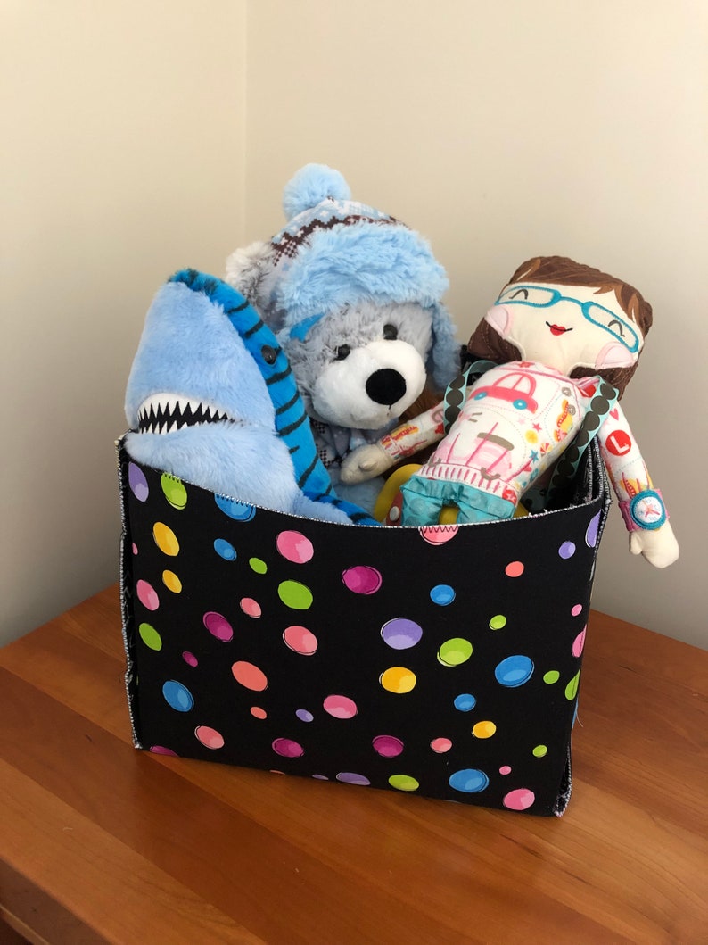 Toy Bins Fabric Toy Boxes Large Fabric Storage Basket Great Etsy