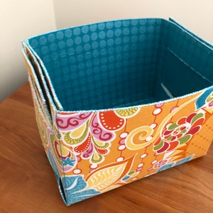 Medium fabric baskets! Great storage bin or Gift box size!