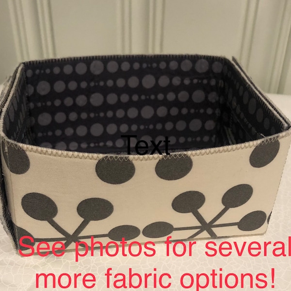 Small Fabric storage baskets