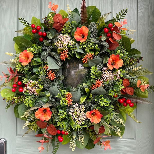 All year round wreath for front door