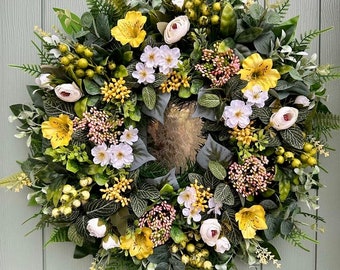 All year round wreath for front door