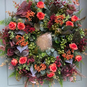 All year round wreath for front door