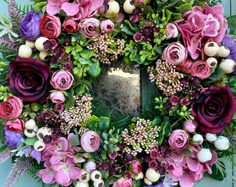 All year round wreath for front door