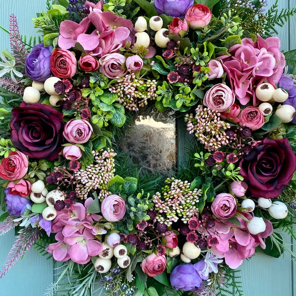 All year round wreath for front door