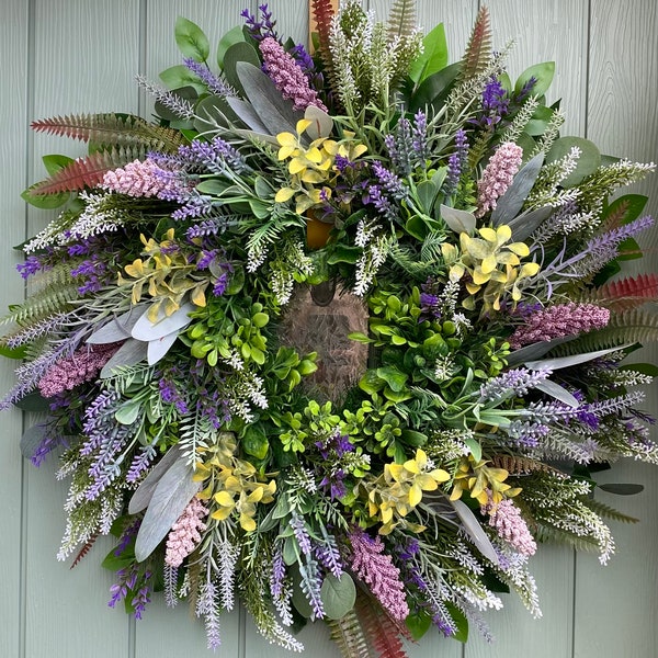 All year round wreath for front door