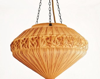 20s Art Deco Vintage Opal Glass Shade Ceiling Lamp Pendant Lamp 30s