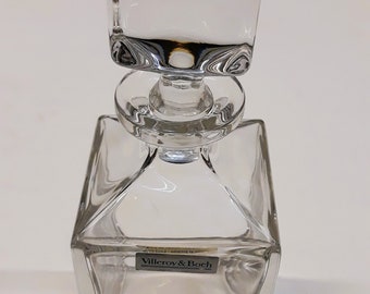 80er  Villeroy  / Boch Karaffe Whiskey 0,7L Kristall Bleikristall 90s