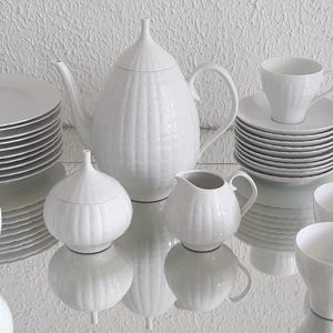 Servizio da caffè anni '50, 33 pezzi, porcellana "Lorenz Hutschenreuther", anni '60