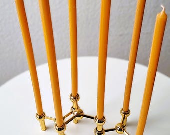 Bougeoir modulaire BMF des années 70, porte-bougies 3x Vintage Quist années 70